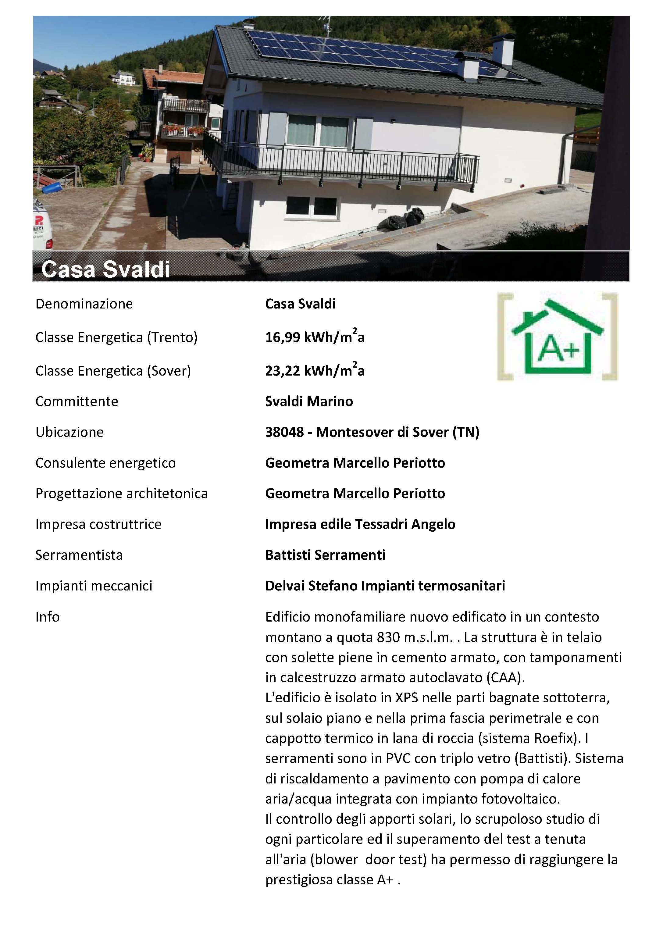 Scheda Casa Svaldi