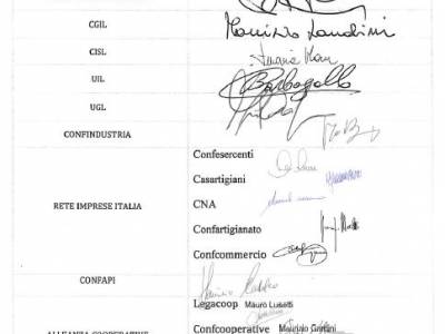 Accordo governo organizzazioni datoriali e sindacali sulla sicurezza al lavoro per emergenza coronavirus del 24 aprile 2020
